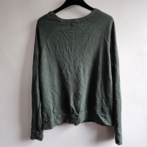 New Sundry Multi Heart French Terry Crewneck Pullover Sweatshirt NWT 1/Small - Picture 6 of 9